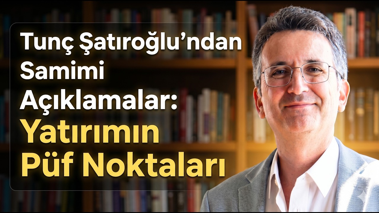 Tunç Şatıroğlu: USDT Stratejileri ve Kur — 18 Nisan 2026